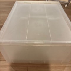 無印ポリプロピレン収納の画像