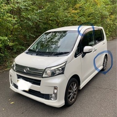 ダイハツ　H25ムーヴカスタムSA パール　の画像