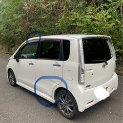ダイハツ　H25ムーヴカスタムSA パール　の画像