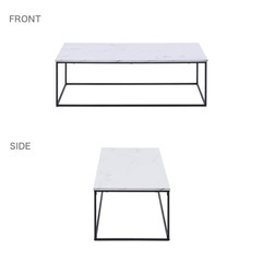 ロウヤ　ローテーブル　大理石柄の画像