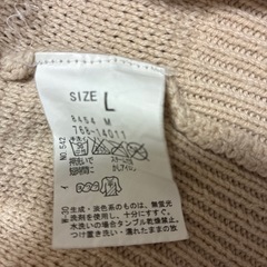 セーター　綿　Lサイズの画像