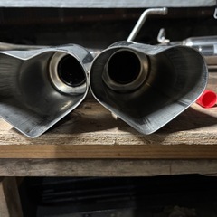 三菱 ekスポーツ ekワゴン マフラー ハート型 社外マフラーの画像