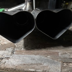 三菱 ekスポーツ ekワゴン マフラー ハート型 社外マフラーの画像