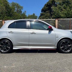 平成26年 マーチ ニスモ S K13改 シルバー 5MT 走行24.1万キロ 車検2年付き!!の画像