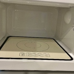 新品同様　シンプル電子レンジの画像