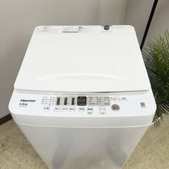 【1ヵ月保証付き】Hisense 洗濯機 5.5kg 2023年製 配送・設置込み！ KW0080の画像