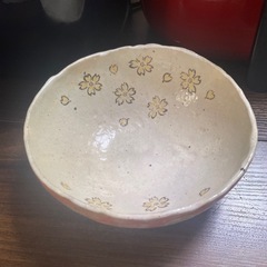 陶器 ボウル 桜柄の画像
