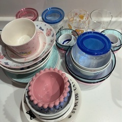 お皿 グラス マグカップ 30点セット の画像