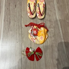 七五三　3歳　女の子　着物の画像