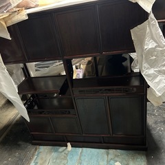 高級、黒壇、茶棚 の画像