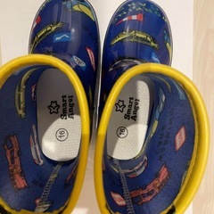 西松屋　レインブーツ(はたらくくるま) 16cmの画像