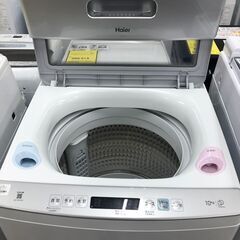 【ジャングルジャングル石津店】ハイアール 洗濯機 JW-HD100A 2023年式 インバーター ファミリータイプ 堺市　堺区　西区　北区　東区　高石市　和泉市　石津の画像