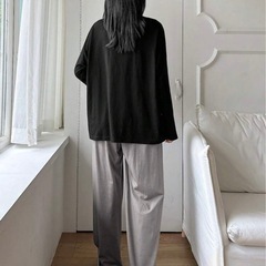 【DAZY】【SHEIN】レタープリント パジャマセットの画像