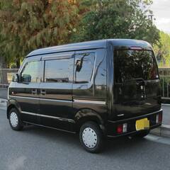 車検Ｒ８年５月１０日　エブリイ　バン　最上級ジョインターボ　希少ブラック　軽バン　配達　運搬　パワフル　地デジＴＶの画像