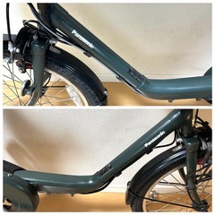 電車自転車　子供乗せ　パナソニック　ギユットミニ　バッテリー大容量16Ah 20インチ の画像