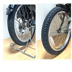 電車自転車　子供乗せ　パナソニック　ギユットミニ　バッテリー大容量16Ah 20インチ の画像