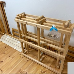 【値下げ交渉OK】木製ベッドフレームの画像