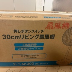 扇風機　山善　（YLT-AK302)【10年近く使用】の画像