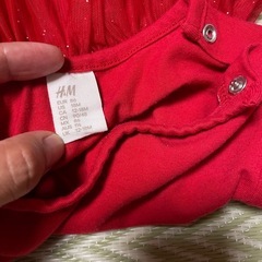 H&Mクリスマスワンピースの画像