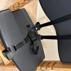 キッズチェア/ハイチェア/キッズハイチェア【黒】の画像