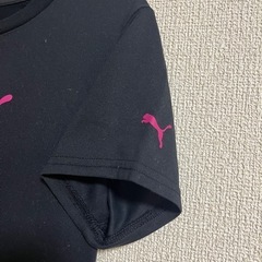 PUMA プーマ　レディースＴシャツ　Ｍサイズ　黒の画像