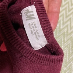 女の子90H&Mスウェットトップスの画像