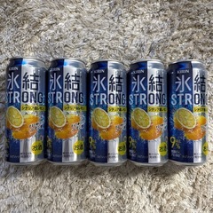 缶チューハイ KIRIN 氷結STRONG 500ml 5本 350ml 3本 まとめての画像