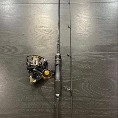 バス釣りダブルセット2ピースベイト&リール2ピーススピニングロッド&リールラインの画像