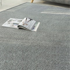 ラグ　カーペット　グレーの画像