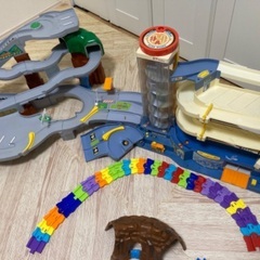 ♦️ トミカ プラレール セット ♦️ 山道ドライブ　立体駐車場 高速の画像