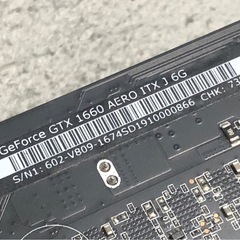 グラフィックボードgtx1660  pc 　の画像