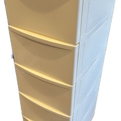 ニトリ　5段チェストの画像