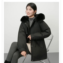 新品　未開封　ブラック　Ｍ　サイズ　コート レディース ゆったり 体型カバーの画像