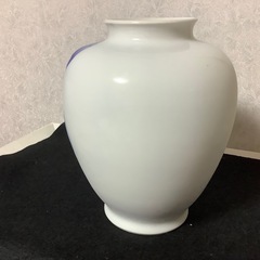 深川製磁　有田焼　柿紋　柿絵　花瓶　花器　フラワーベースの画像