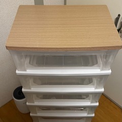 【受付終了】クリア衣装ケース 無料でお譲りします！の画像