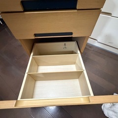 ニトリ　学習机　チェスト  訳ありの画像