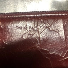 nannini  財布　made inイタリー ボロい　レストアの画像