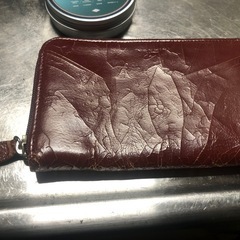 nannini  財布　made inイタリー ボロい　レストアの画像