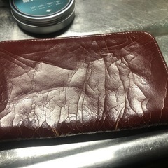 nannini  財布　made inイタリー ボロい　レストアの画像