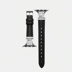 【新品】お洒落Apple Watch バンドのみブラックキラキラハートの画像