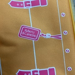 ロベルタディカメリーノ　オレンジ色　ポーチの画像