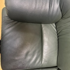 2人掛けソファ 牛本革 ベルーナ製の画像