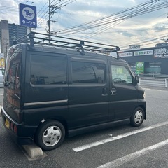 【車検R8/7・人気の黒・ハイルーフ・ルーフキャリア・フルエアロ】 クリッパーリオの画像