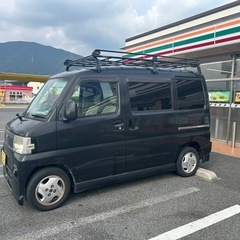 【車検R8/7・人気の黒・ハイルーフ・ルーフキャリア・フルエアロ】 クリッパーリオの画像