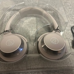 【一度のみ使用】audio-technica ワイヤレスヘッドホン ATH-WS330BT KH（カーキ）の画像