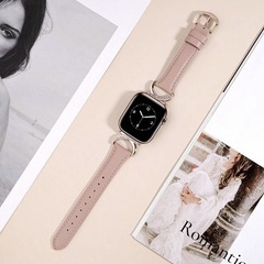 【新品】Apple Watch バンドレザーストーンゴールド ピンクの画像