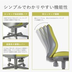 30％OFF　アイコ オフィスチェア デスクチェア(ローバック/ダークブルー)の画像