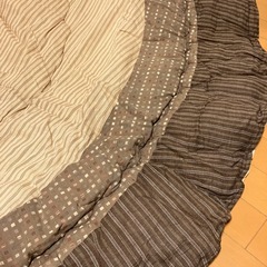 円形コタツ布団190㌢の画像