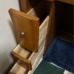 【40年もの】鏡台にもテーブルにもなる机の画像