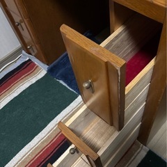 【40年もの】鏡台にもテーブルにもなる机の画像